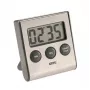 Temporizador de cozinha digital GEFU CONTARE preto, aço inoxidável