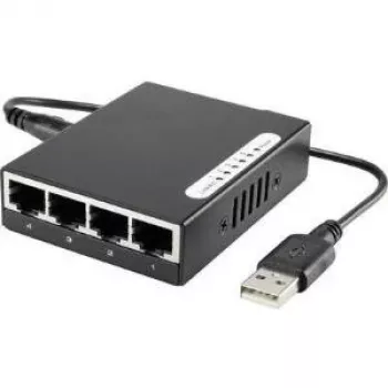 Switch de rede Renkforce 1483811 – switch não gerido de 5 portas 100 Mbit/s