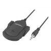 Microfone de lapela NATEC NMI-1352, com fios 3,5 mm, sensibilidade -58 dB, 50–16000 Hz, cabo de 1,8 m, 20 g