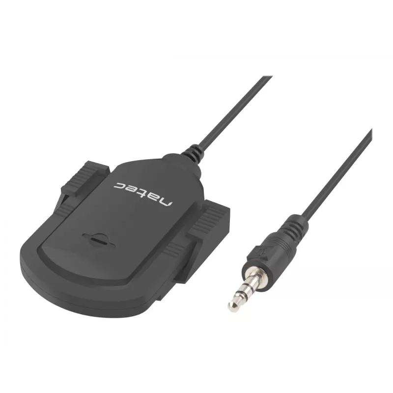 Microfone de lapela NATEC NMI-1352, com fios 3,5 mm, sensibilidade -58 dB, 50–16000 Hz, cabo de 1,8 m, 20 g