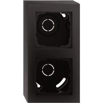 Gira AP-Caixa 2f Moldura preta m 106209 (106209)