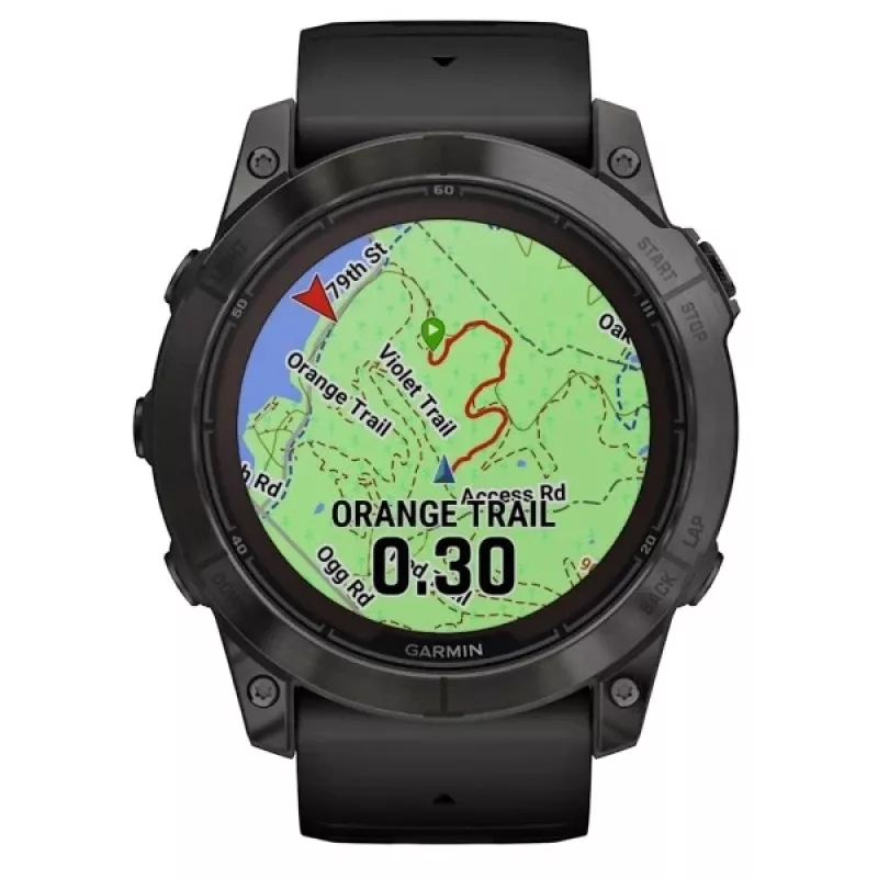 Smartwatch GARMIN fēnix 7X Pro 51 mm, 1,4 polegadas (3,56 cm) MIP 280×280, Touch, Wi‑Fi, GPS, 32 GB, Preto