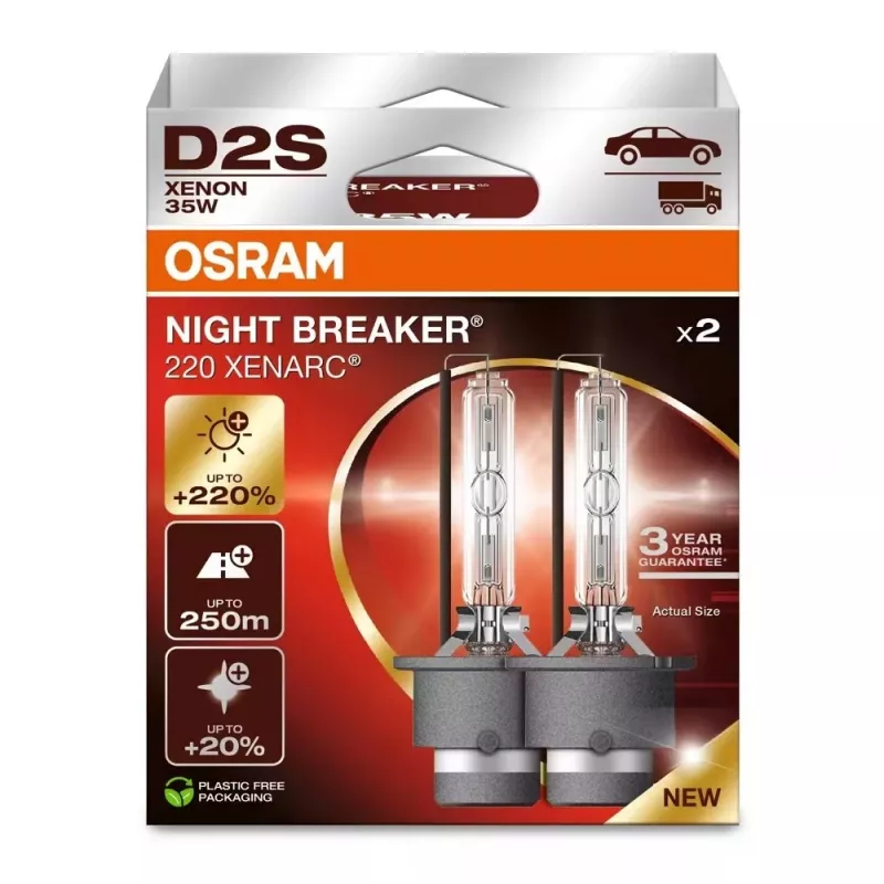 Lâmpada de xénon HID para automóvel Ledvance D2S 85V 35W P32D-2 4500K