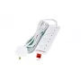 Extensão elétrica Microconnect MC-UKSURGESTRIP4-2M 4 tomadas AC para interior branco
