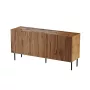 Cómoda cama meble JUNGLE 152x40,5x74,5 cm — carvalho wotan, pernas pretas, aglomerado
