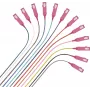 Cabo de rede Helos pigtail de fibra 12 x SC OM4 50/125µm 2,0m multicolor