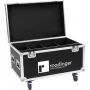 Flightcase Roadinger 31005229 para 4× LED IP Atmo Blinder — estojo de proteção para transporte, espuma de enchimento