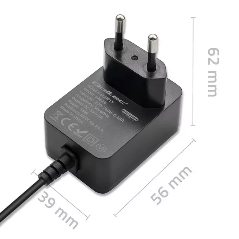 Carregador Super FAST PD para Raspberry Pi 4, USB-C
