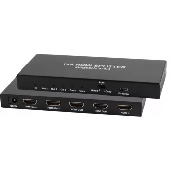 Splitter HDMI ShiverPeaks SP05-10002 1x4 4K 60Hz