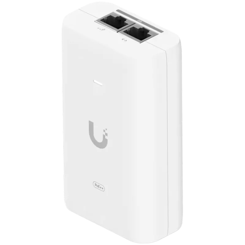 Ubiquiti UniFi UACC-PoE++-10G-EU adaptador 10G PoE++ (60W), pode alimentar dispositivos UniFi PoE++, reduzir a dependência da alimentação do switch PoE e fornecer uma ligação LAN Multi-Gigabit