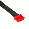 Akyga AK-CA-73 controlador de ventoinhas RGB com comando, 12 ligações (10 ventoinhas + 2 fitas LED), alimentação Molex