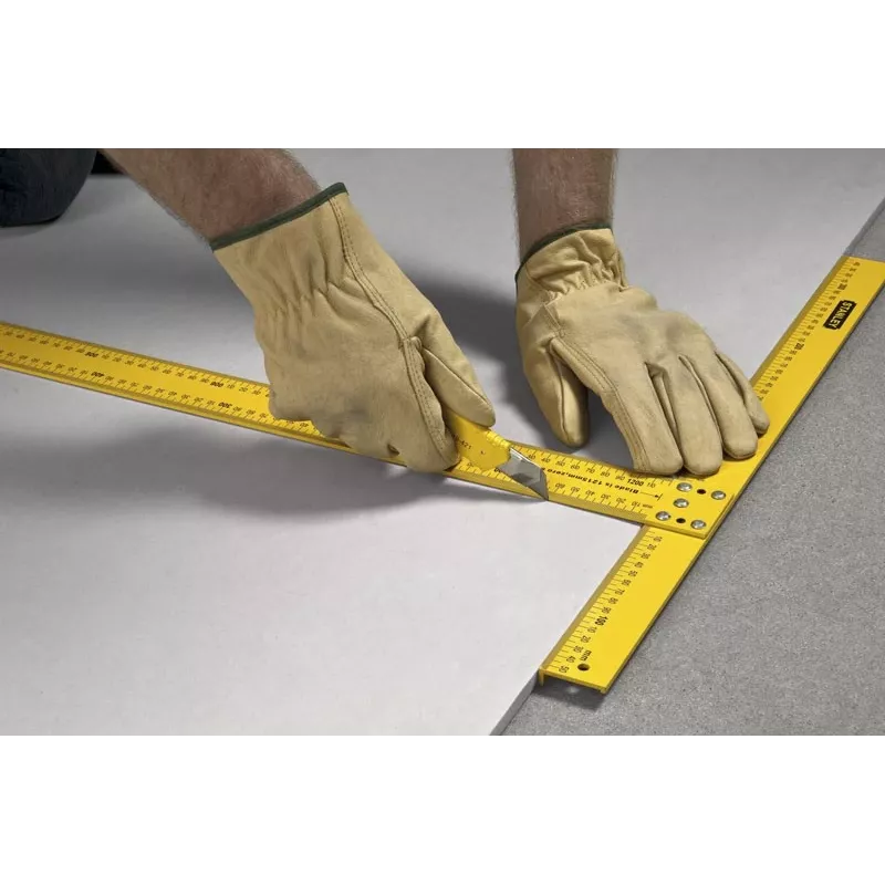 Esquadro em T Stanley STHT1-05894 122 cm metal amarelo