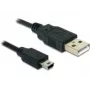 Cabo USB DeLOCK USB 2.0-A / USB mini-B 5 pinos 0,70 m