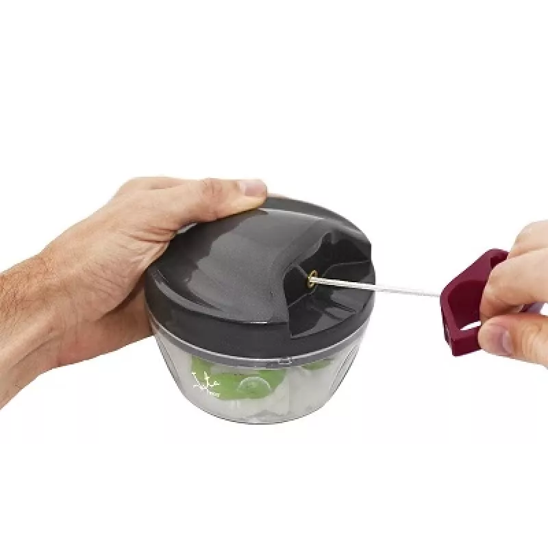 Picadora de alimentos manual JATA AC57E preto transparente