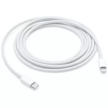Cabo USB-C para Lightning Apple MQGH2ZM/A — 2 m, branco, macho-macho