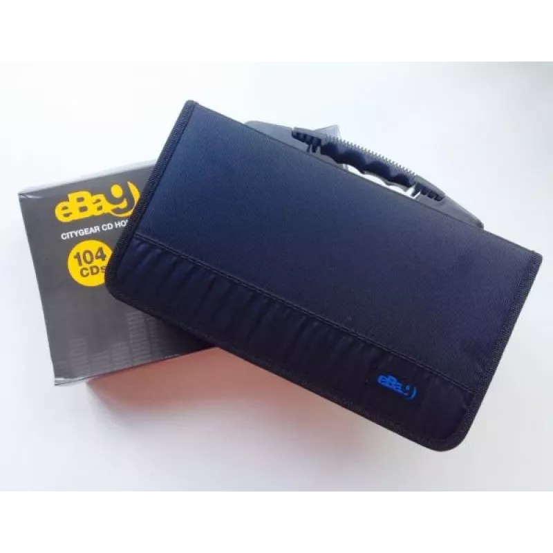 Suporte para CD Ecat JOLCDR104 Citygear 104 CDs preto