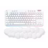 Teclado gaming sem fios Logitech G715 - Off White - Fra - Central (920-010459)