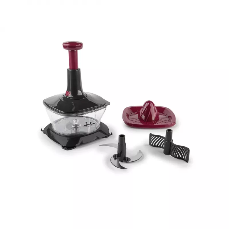 Picadora de alimentos manual JATA HMAQ4505 preto bordô