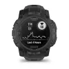 Garmin Instinct 3 Solar Tactical Edition 50 mm relógio inteligente, preto, bracelete de silicone