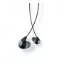 Auscultadores intra-auriculares com fios Shure SE112-GR para chamadas/música, preto, cinzento