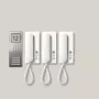 Siedle SET CA 812-3 E/W – com fios – aço inoxidável – branco – parede