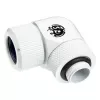 Bitspower BP-DWE90RMLA14 Advanced Multi-Link adaptador rotativo de 90°, G1/4 macho para tubo rígido de 14 mm de diâmetro exterior, branco