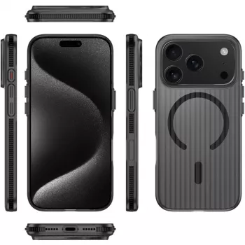 4smarts Capa Design Aero para iPhone 17 Pro, preto (541641)