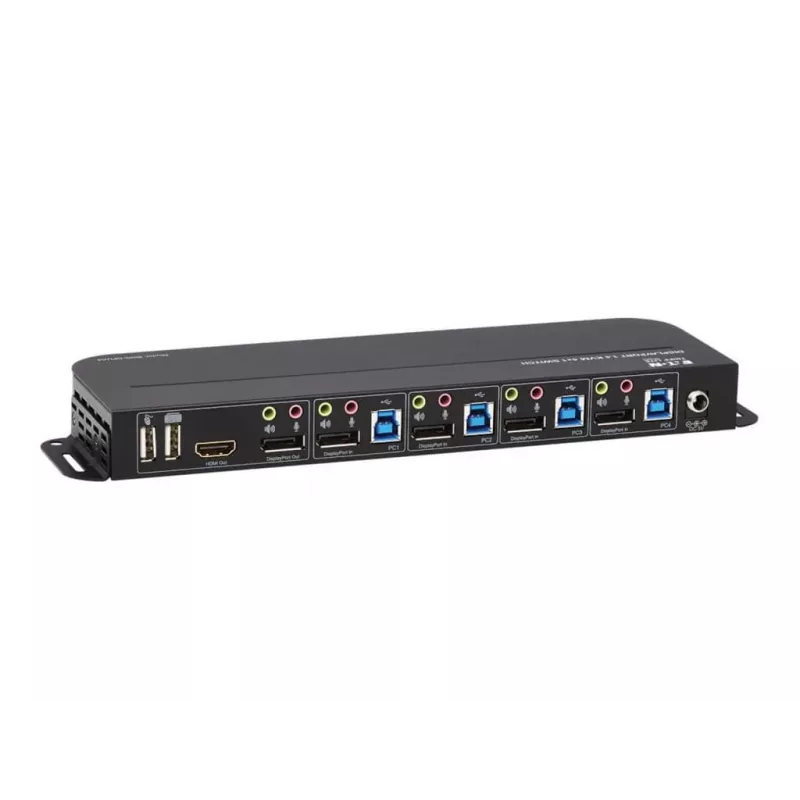 Tripp Eaton Tripp Lite Série KVM DisplayPort de 4 portas com ligações de consola duplas (DP e HDMI)
