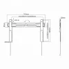 Sbox PLB-5746F Suporte fixo para ecrã plano para TV LED 37-70 35kg