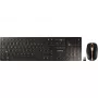 CHERRY DW 9100 teclado e rato finos incluindo Universal RF Wireless + Bluetooth QWERTZ alemão preto