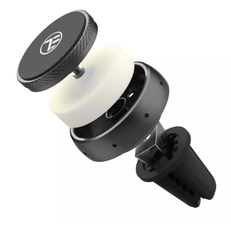 Kit de aroma para automóvel Tellur FreshDot Lemon – suporte para grelha de ventilação, cinzento