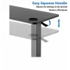 Mesa de altura ajustável up up Forseti B-1-20TMF preto – secretária de altura ajustável
