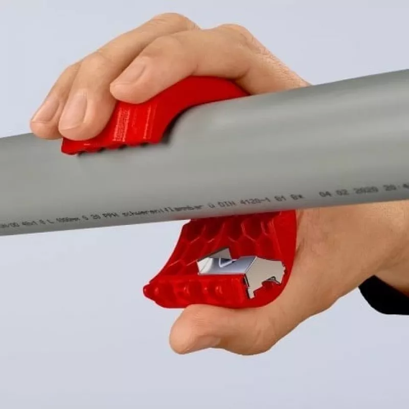 KNIPEX Corta-Tubos Manual para PVC e Mangas de Vedação