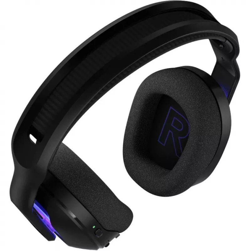 Headset de gaming sem fios Logitech G G522 LIGHTSPEED LIGHTSYNC RGB com microfone e conectividade tripla de áudio sincronizado avançada - LI