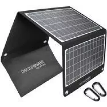 Painel solar RealPower SP-22E 22,5 W saída USB 5 V 3 A