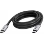 Cabo USB-C para USB-C VISION TC 5MUSBC/BL — 5 m, 24 pinos, 100 W, 20 Gbit/s