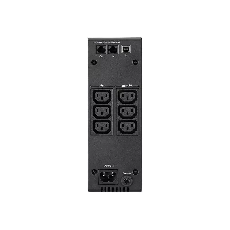Eaton 5S 700i UPS, Line-Interactive, 700 VA / 420 W, 6 tomadas CA, USB, torre, preto