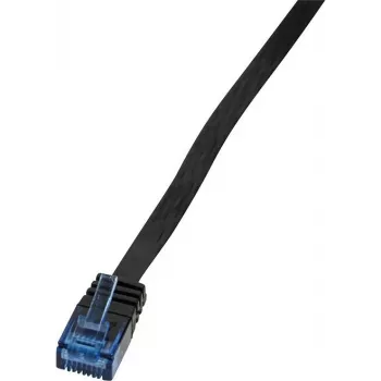 Cabo de rede LogiLink 0,25m RJ45 Cat6 preto