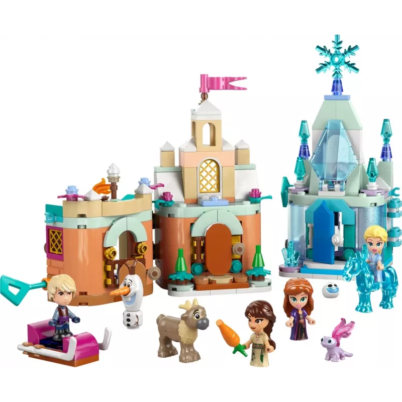 LEGO DISNEY 43278 Mini Castelo de Arendelle e Palácio de Gelo da Elsa