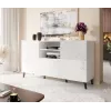 Cómoda ABETO 150x42x82 branco brilhante