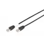 Cabo de rede Digitus CAT 6 S/FTP cabo de rede exterior RJ-45 Cat6 10 m preto