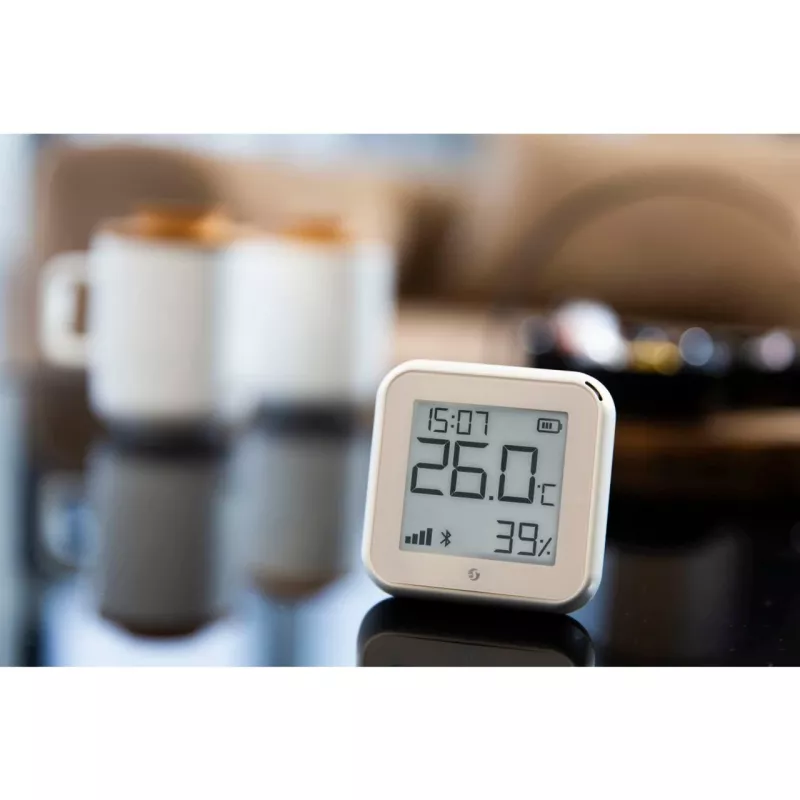 Sensor de temperatura e humidade Shelly H&T Gen3 Wi‑Fi branco