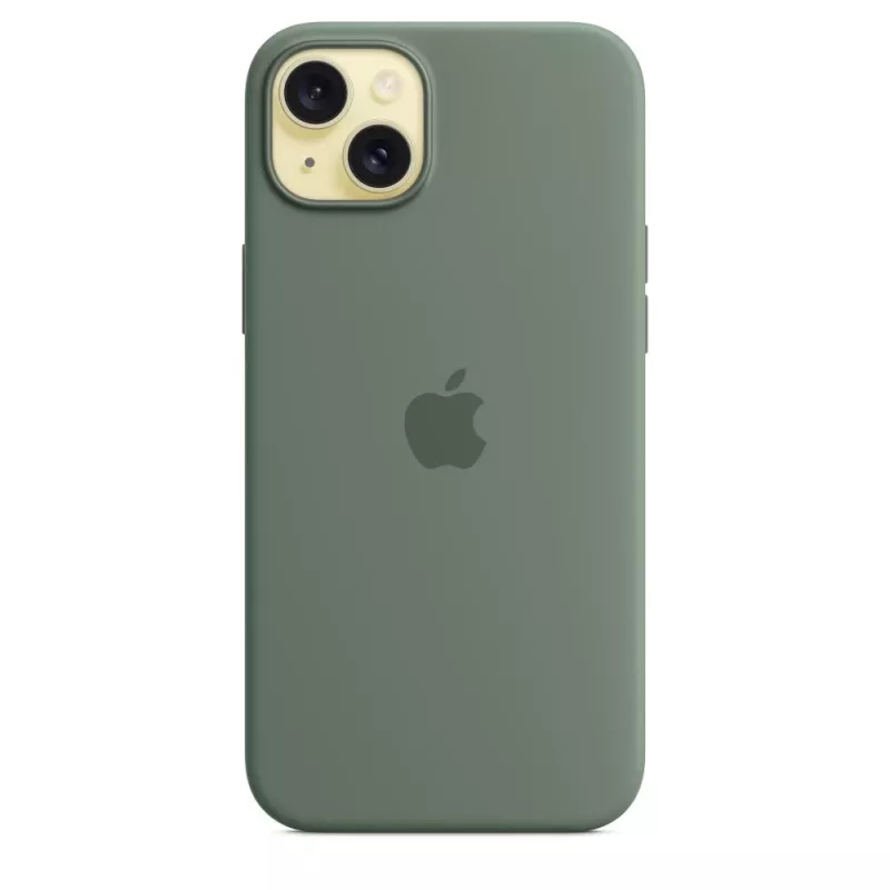 Apple iPhone 15 Plus Capa de silicone com MagSafe - Cypress