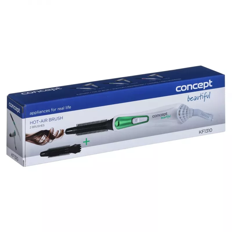 Escova de ar quente Concept KF-1310 verde, branco 400 W 0,19 m