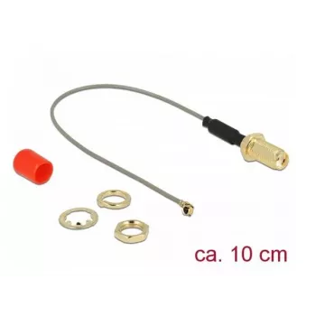 Cabo coaxial DeLOCK 89832 0,1 m SMA cinzento
