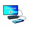 Powerbank portátil Port Designs 907002 20000 mAh carregamento rápido