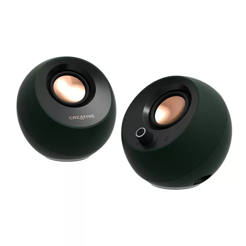 Creative Labs Creative Pebble Pro - colunas - para PC - 2.0 canais - sem fios - Bluetooth - USB - 30 Watt (total) (51MF1710AA000)