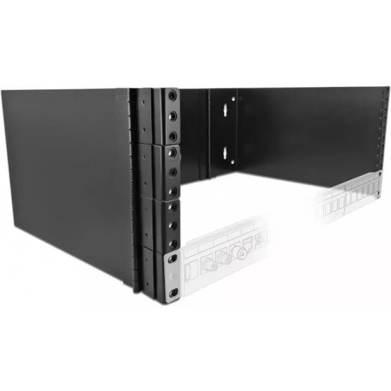 Base de rack DeLOCK 19 polegadas rack de parede 4U rebatível preto