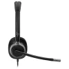 Headset monaural com fios USB Poly Mission 615 — peso 117,5 g