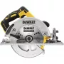 Serra circular DeWALT DCS572NT — 18 V Li‑Ion, sem escovas, lâmina de 184 mm, profundidade de corte 58 mm (90°), inclinação 57°